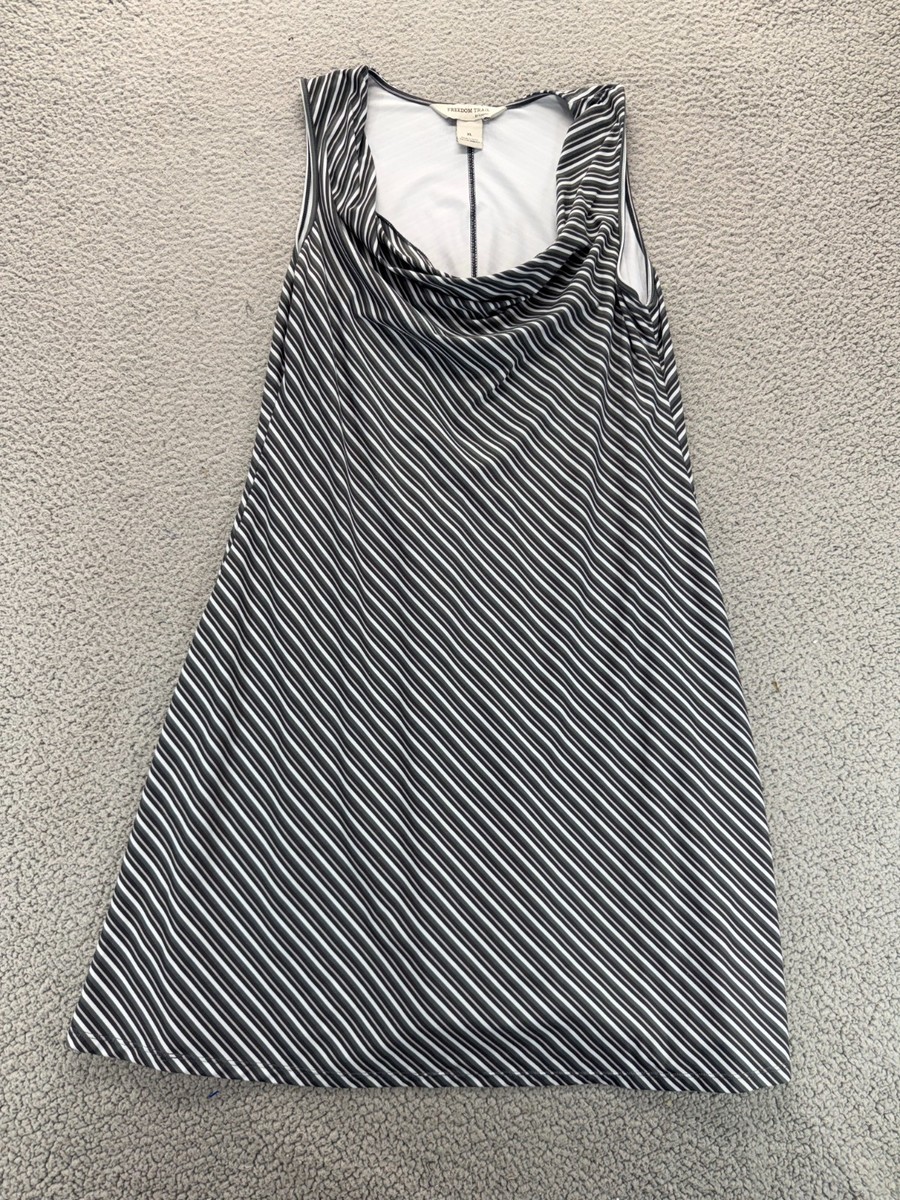 kyodan ladies dress Kyodan Womens Activewear Tank Dress SZ Large Solid Black Outdoor Built In Shorts