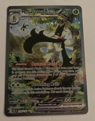 Pokémon TCG Meowscarada EX 256/193 Paldea Evolved Special Illustration Rare Holo