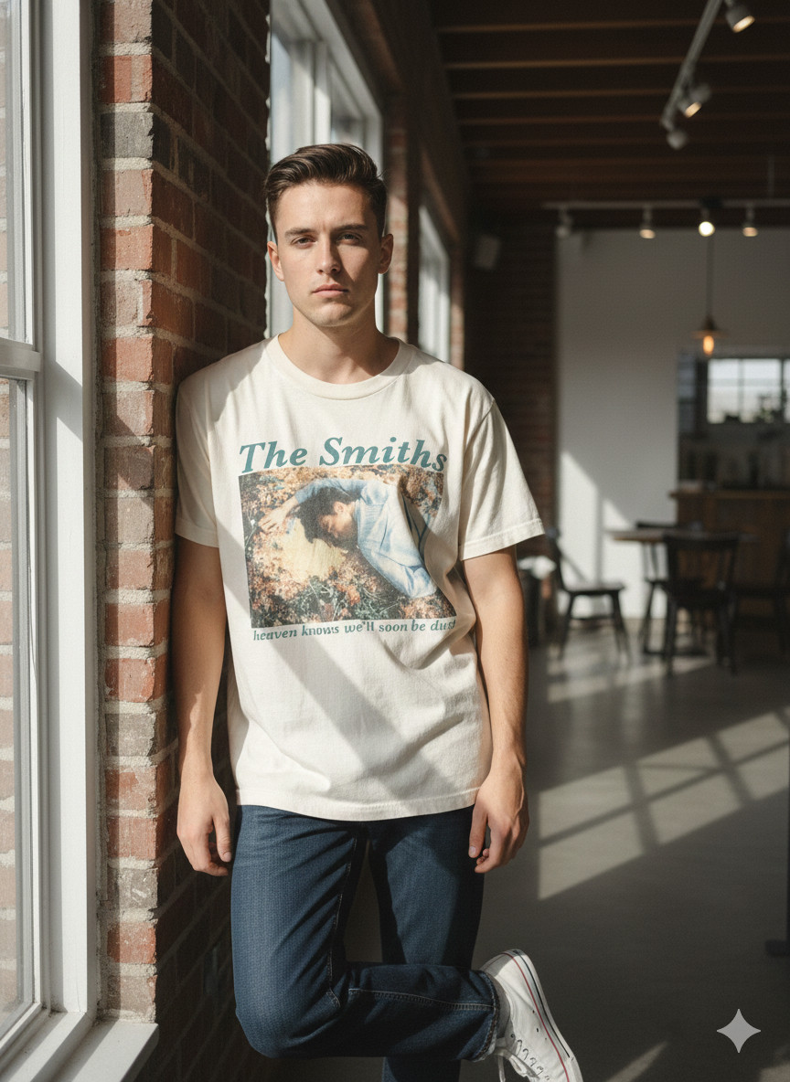 The Smiths Heaven Knows We&rsquo;ll Soon Be Dust Vintage Style T-Shirt - T010