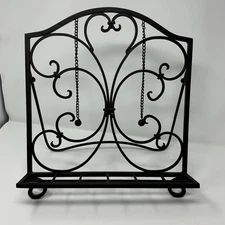 TRIPAR Baldwin Metal Book Stand iPad Catalog Recipes Free Standing Folding