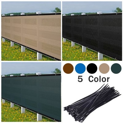 3/4/5/6/8 ft Privacy Fence Screen Windscreen Garden Yard Mesh Shade Cover x 50ft