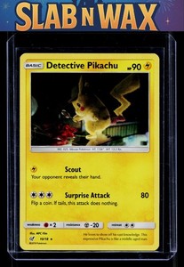 how rare is detective pikachu card What do we think about the Detective Pikachu Cards for a long term hold?  The movie wasn't mind blowing, but I think the real-world, realistic  depictions of these Pokmon are unique :