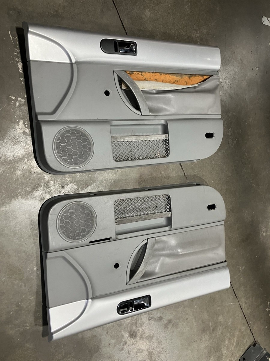 1998-2010 VW OEM Volkswagen Beetle Front Door Panels Grey Silver