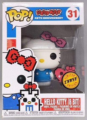 31 Hello Kitty (8 Bit, mit Herz) Chase - Sanrio - Funko POP - Box beschädigt