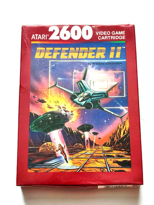 1987 ATARI 2600 PAL VIDEOSPIEL CARTRIDGE - DEFENDER 2 II - FACTORY SEALED
