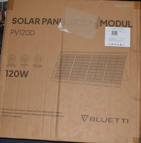 BLUETTI 120W SOLAR PANEL P-PV120D-UJ-BK-BL PV-120
