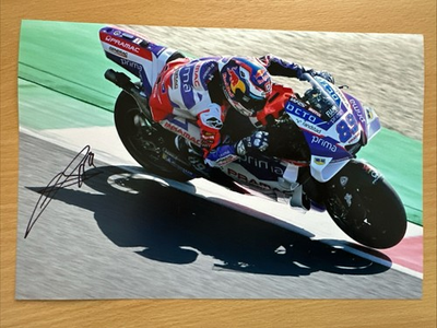 #ad JORGE MARTIN HAND SIGNED 12X8 PHOTO PRAMAC DUCATI MOTOGP GBP 24.99