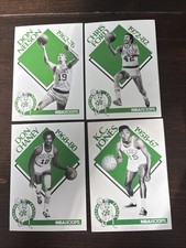 1990 Nba Hoops Boston Celtics Legends (4) cards Excellent Condition/Head Coaches