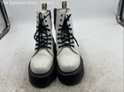 Dr. Martens Unisex Adults White Leather Ankle Combat Boots Size US M6 W7 — photo 4