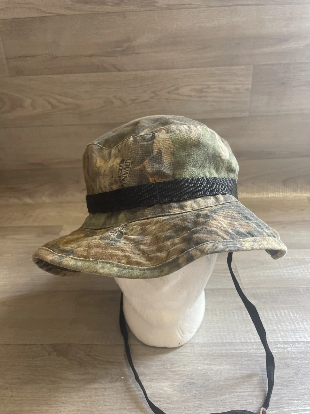 REAL TREE Boonie Cap Mens Green Tree Camo Bucket Safari Snap Hunting Hat