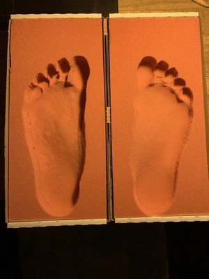 Trittschaum Orthopädie Baby Abdruck 3D Abdruck Einlagen hobby Schuhe 2Stk=1Paar