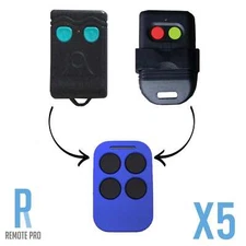 5 x G-Force/Gforce Automation Cloning Garage/Gate Remote Control WG 26TD/WG26TD