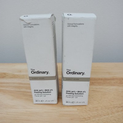 2 X The Ordinary AHA30% + BHA%2 Exfoliating Peeling Solution