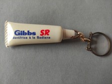 Porte clé vintage année 60-70 GIBBS dentifrice porte clef