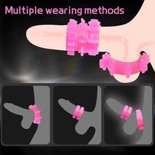 4PCS Cock Ring Super Stretchy Stronger Stay Harder Penis Rings Sex Toys for Men
