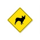 Boston Terrier Dog Diamond Metal Sign Pet Animal Lover Themed Decor Canine K9