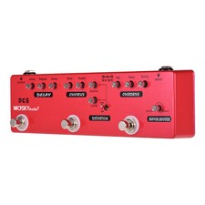 MOSKY Multi-Effects Pedal Delay Chorus Distortion Overdrive Booster Buffer Unit