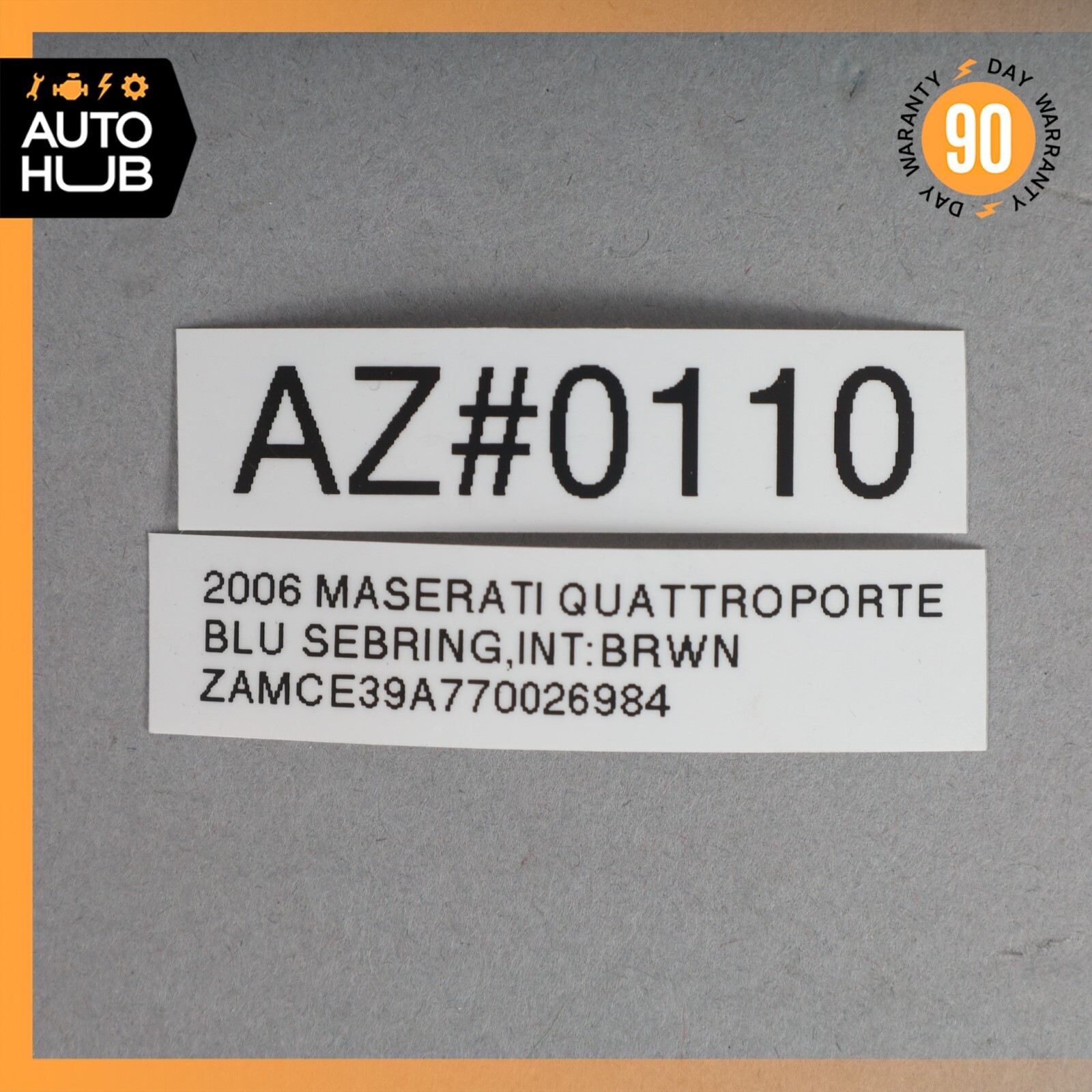 03-13 Maserati Quattroporte M139 Rear Right or Left Seat Headrest Beige OEM 79k