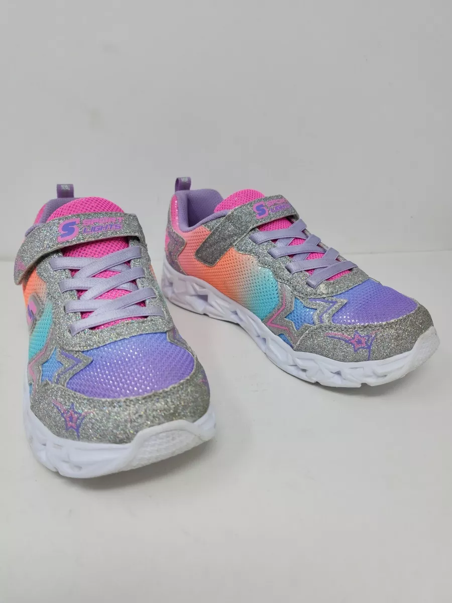 Skechers Twinkle Toes Twinkle Sparks Rose Gold Glitter Sneakers in Size 12  Little Kid