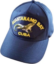 NEW Guantanamo Bay Cuba Ships Baseball cap hat. Navy Blue. USA Made