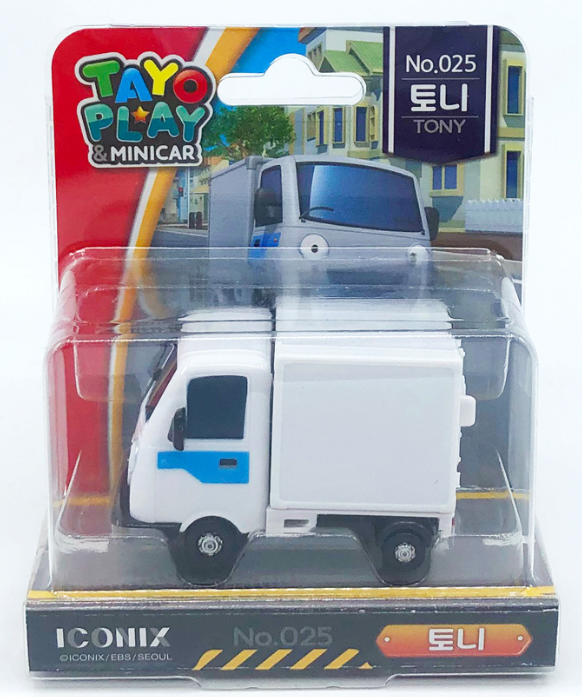 ICONIX The Little Bus TAYO PLAY & MINI CAR Plastic Model : TONY
