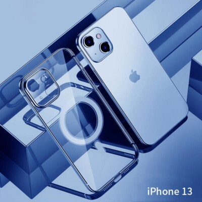 Handyhülle für iPhone 16 15 14 13 12 Pro Max Mini 11 8 Silikon Case Magnetische