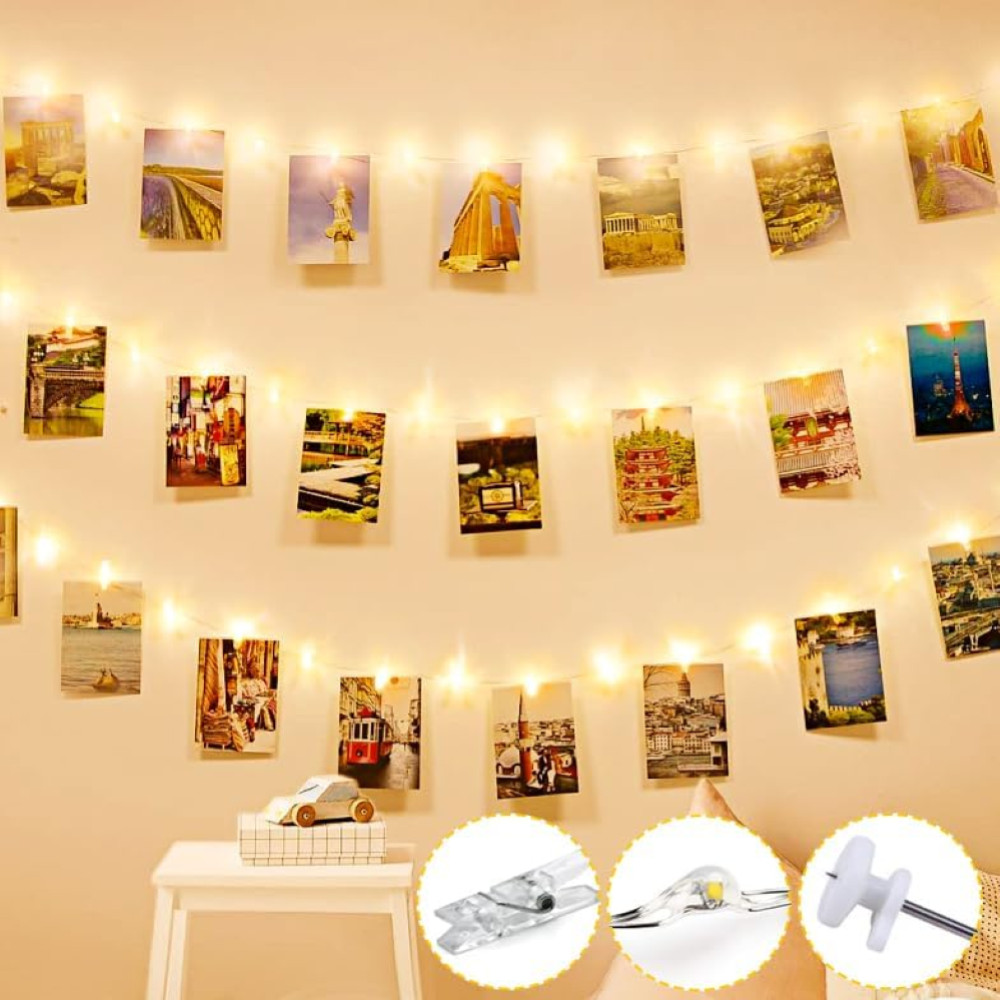 Luci Esterno Sicure 23m 200 LED | Impermeabili IP44 per Bambini