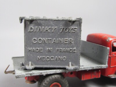 267D VINTAGE DINKY 34B France Berliet GLM 10 Plateau