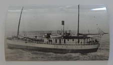 Steamship Steamer CHIKO real photo postcard RPPC