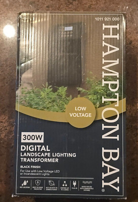 Hampton Bay ER-300-1215-AL Low Voltage 300W 3 Channel Landscape Transformer