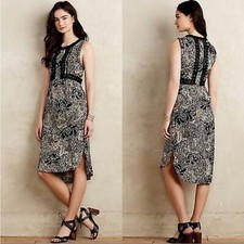 Holding Horses Suraja Floral Lace High Low Round Hem Sleeveless Midi Dress 2