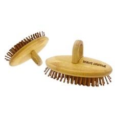 Personalized Customize Logo-Bamboo handle brush airbag brush massage hair beard