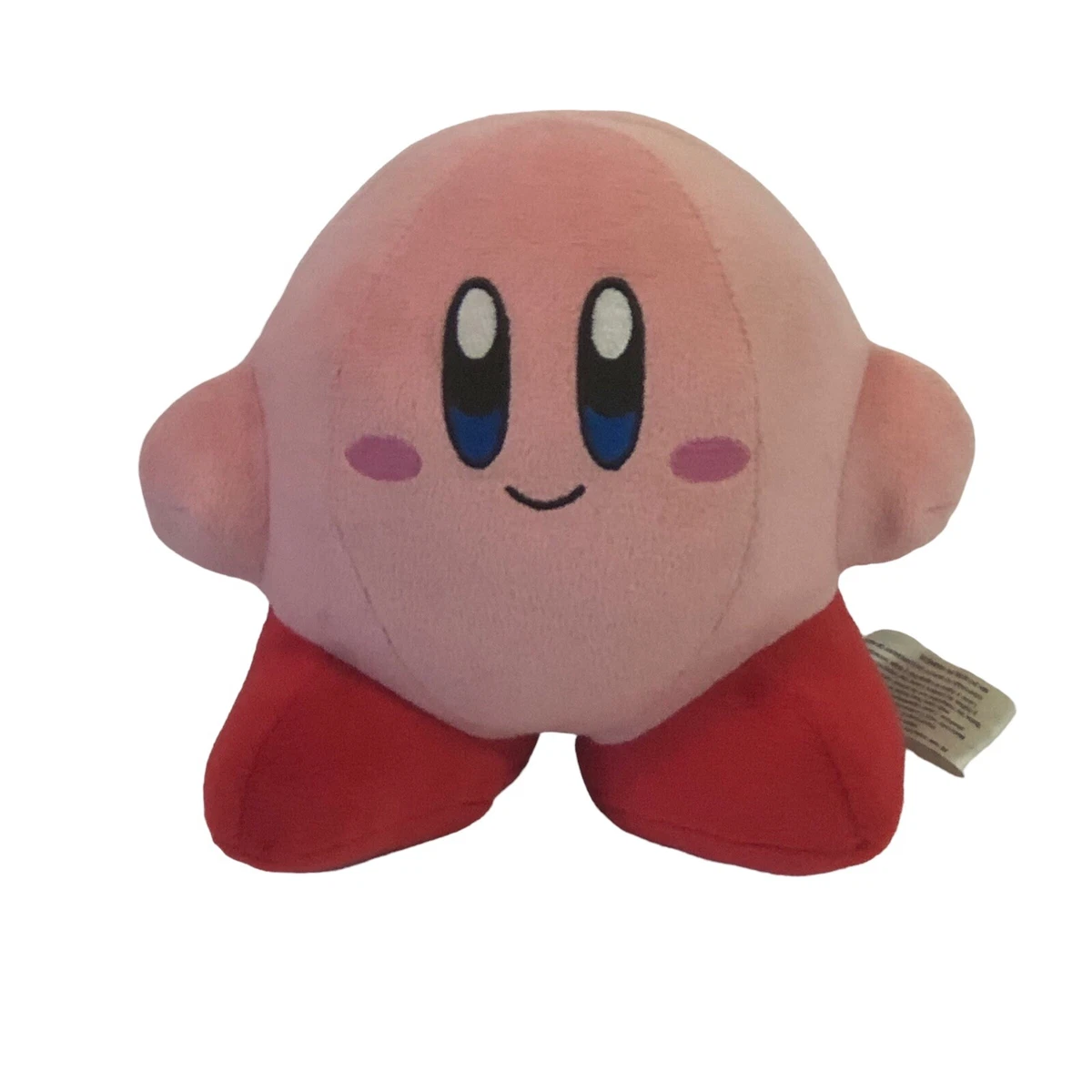 Kirby Sitting Plush 5” Little Buddy Nintendo Video Game Character Pink Red  Feet