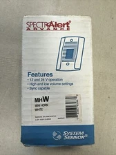 System Sensor MHW SpectrAlert Advance 12/24V Mini-Horn - White