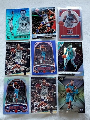 PJ Washington 2019-20 Panini Chronicles Lot Of 9 Different Rookie Cards HORNETS 