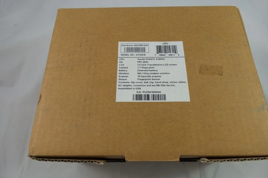 ViewSonic Rugged Enterprise Handheld WiFi Barcode Scanner 1.3MP Camera ASV38R-02 - Image 2 of 4