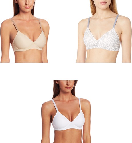 hanes women's concealing petals wirefree bra