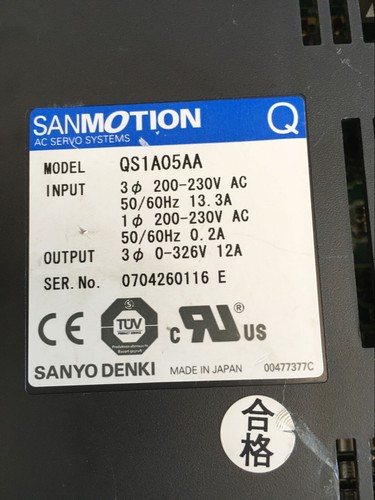 SERVO Drive QS1A05AA FREE EXPEDITED SHIPPING Refurbished #E3 - 第 1/4 張圖片