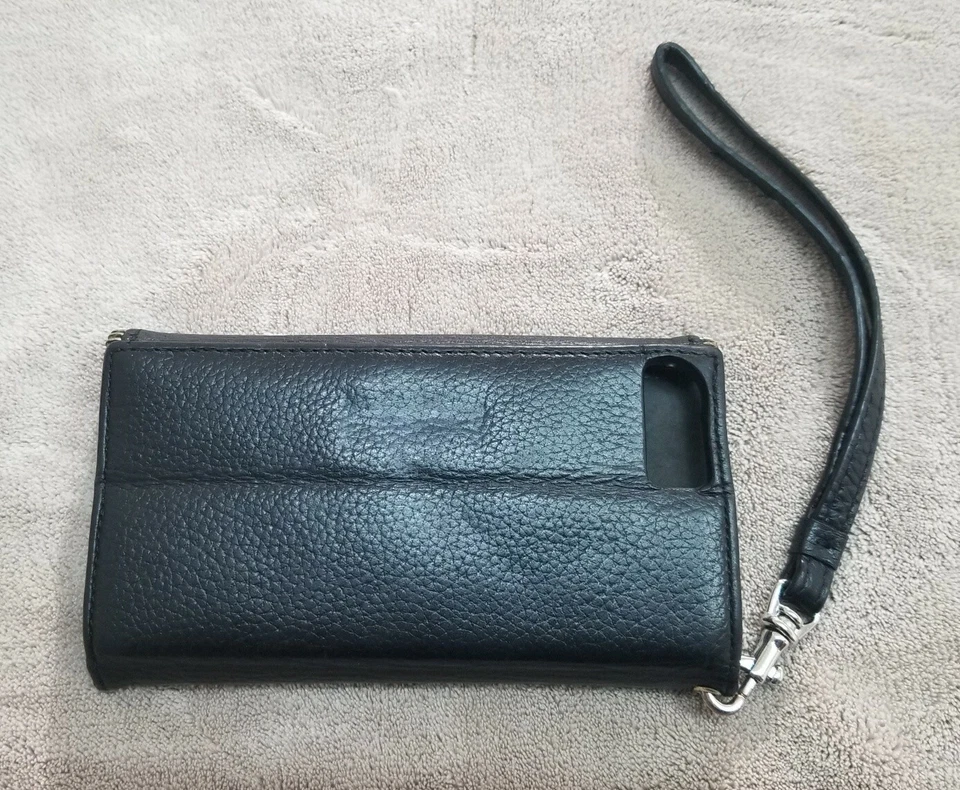REBECCA MINKOFF Leather Phone Black Tech Wristlet Case for 4.7 inch screen $130 - Image 4 of 4