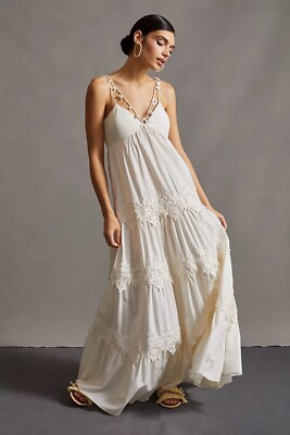 Anthropologie Sachin & Babi Tiered Lace Maxi Dress Size 10 $698 | eBay Anthropologie Sachin & Babi Tiered Lace Maxi Dress Size 10 $698 | eBay