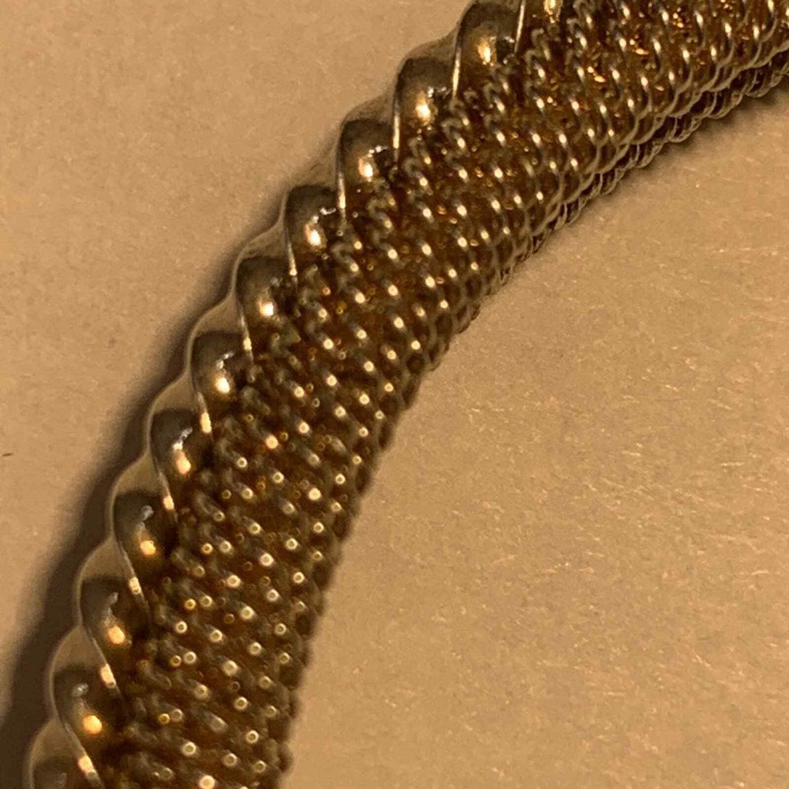 Heavy Solid Silver braided bangle bracelet. Think… - image 3