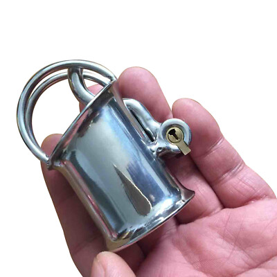 Stainless Steel Male Chastity Device Puncture Cage Men Metal Piercing Hook