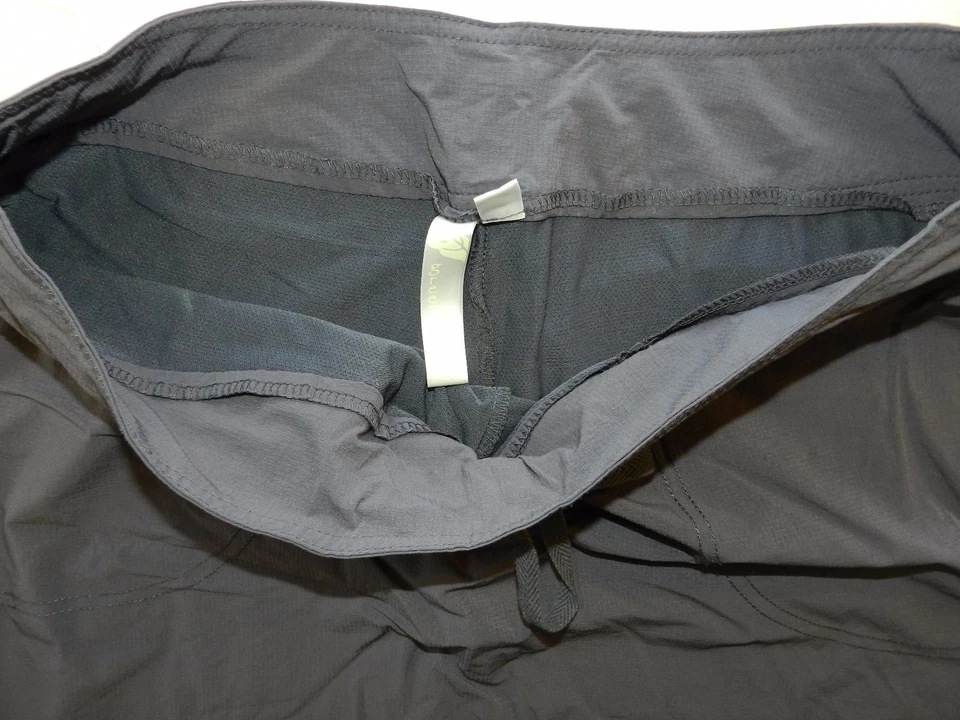 TÉ VERDE Skort Talla XXL Gris Pantalones Cortos Bajo Falda Cremallera Lateral Navegación Nylon (p82) Foto 3 de 4