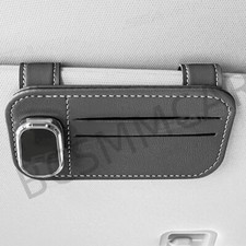 Glasses Holders For Car Sun Visor Eyeglasses Mount With Card Storage Bag Black