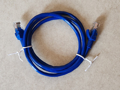 NETGEAR 3FT BLUE CAT 5e ETHERNET PATCH CABLE TIA/E1A-568B 2 24AWG/4PRS NEW!