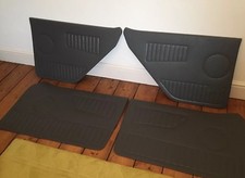 RENAULT 12 TL TS GORDINI Brand New BLACK Set of Inner Door Covers Trims