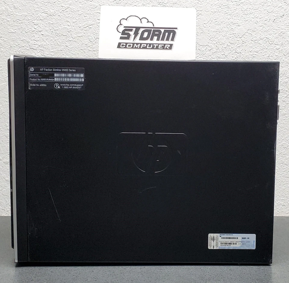Vintage HP Pavilion Slimline s5650z SFF Windows 7 Home Premium XM551AV - Image 4 of 4