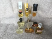 11 Pcs Small Fragrances Estee Lauder Coty Bvlgari Free Ship Pease Read Condition