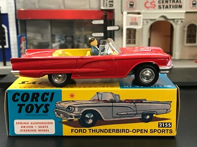Corgi Toys 39775 Réédition - Ford Thunderbird Sport Décapotable Rouge - Échelle 1/43