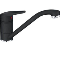 Franke Messing Hochdruck Armatur, Wasserhahn Novara-Plus Festauslauf Onyx Obenbe